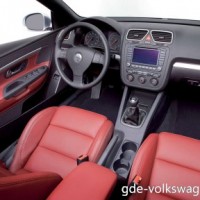 : Volkswagen Eos руль и передняя панель