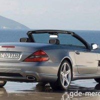 : Mercedes SL-class сзади