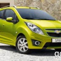 : Chevrolet Spark спереди-сбоку