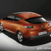 : Renault Megane coupe сзади