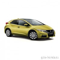 : Honda Civic 5D сбоку-спереди