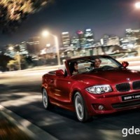 :  BMW 1ER кабриолет спереди