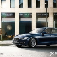 : BMW 3ER седан 2011 спереди, сбоку