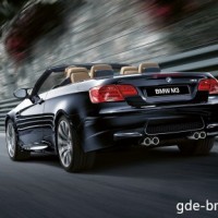 : BMW M3 кабриолет сзади