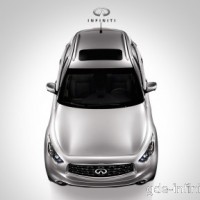 : Infiniti FX спереди, сверху