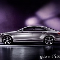 : Мерседес CLS-класса вид сбоку