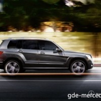 : Мерседес GLK-класса сбоку