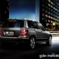 : Мерседес GLK-класса фото сзади