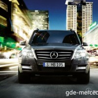 : Мерседес GLK-класса спереди