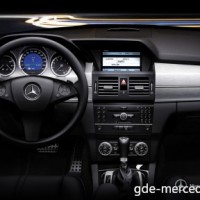 : Мерседес GLK-класса руль, приборная панель