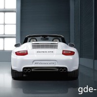 : Porsche 911 Carrera GTS Cabriolet сзади