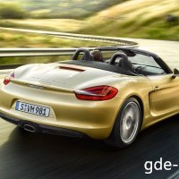 : Porsche Boxster вид сзади