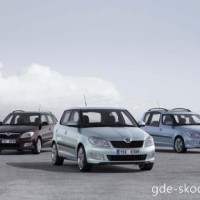 : фото Skoda Fabia спереди