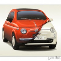 : FIAT 500 спереди