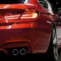 : BMW М6 купе задняя фара, выхлопные трубы