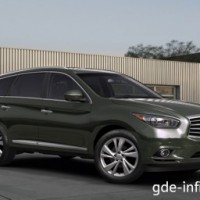 :  Infiniti JX спереди, сбоку