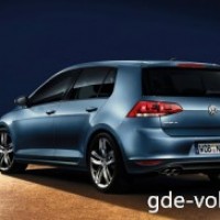 : Volkswagen Golf new сзади-сбоку