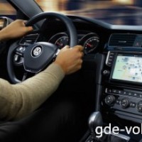 : Volkswagen Golf new руль, передняя панель