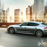 : Porsche Panamera Diesel вид сбоку