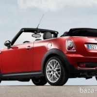 : MINI John Cooper Works cabrio вид сбоку, сзади