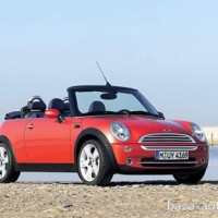 : MINI Cooper cabrio спереди, сбоку