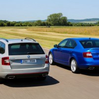 Skoda Octavia Combi RS: вместе с хэтчбеком сзади