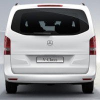 Mercedes V-klass: сзади