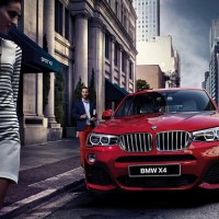 BMW X4: спереди