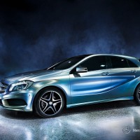 Mercedes A-klasse: слева сбоку