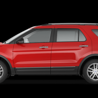 Ford Explorer: слева сбоку