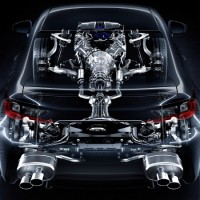 Lexus RC F: компоновка шасси и трансмиссии