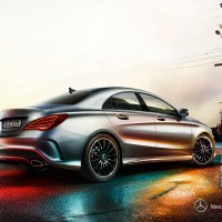 Mercedes CLA-klass sedan: справа сзади