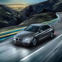 BMW 4ER купе: спереди слева