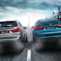 BMW X6 M: сзади